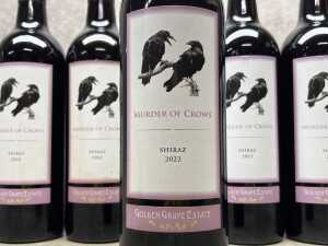 Golden Grape Estate Murder of Crows, Shiraz, 2022, six bottles - 2