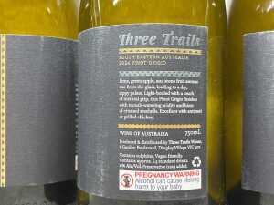 Three Trails Pinot Grigio, 2024, six bottles - 2