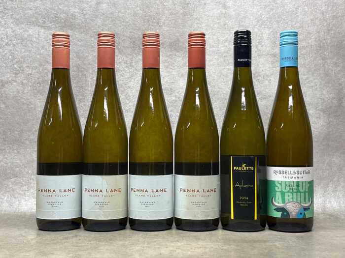 Mixed Riesling, six bottles