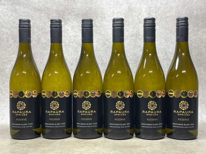 Rapaura Springs Reserve, Sauvignon Blanc, 2025, six bottles