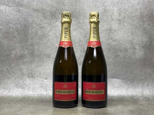 Piper-Heidsieck Champagne, Cuv&eacute;e Brut, two bottles