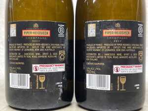 Piper-Heidsieck Champagne, Cuv&eacute;e Brut, two bottles - 3
