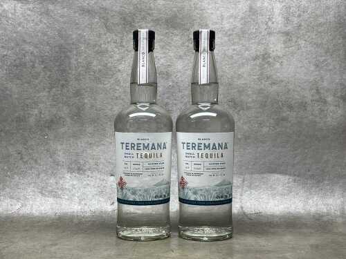 Teremana Blanco Tequila, two bottles