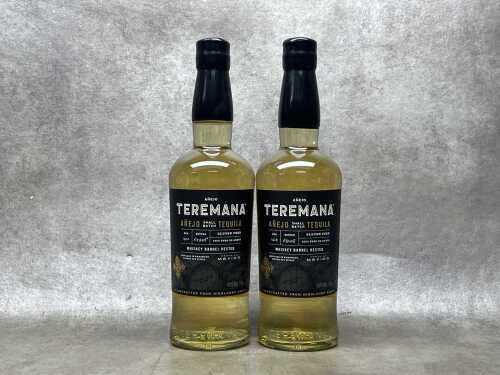 Teremana Anejo, tequila, two bottles
