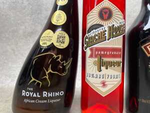 Mixed Liqueurs, four bottles - 2