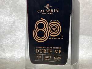 Calabria Durif VP, 2025, one bottle - 2