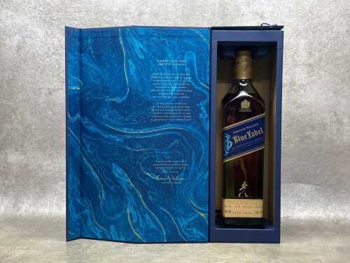 Johnnie Walker Blue Label, blended scotch whisky, one bottle