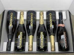 Chandon sparkling wine, six bottles - 3