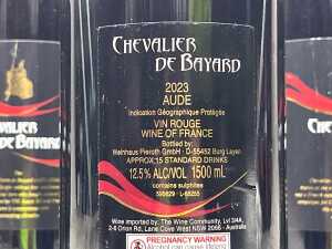 Chevalier de Bayard, red wine, 2023, six bottles - 3