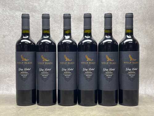 Wolf Blass Grey Label, Shiraz, 2016, six bottles
