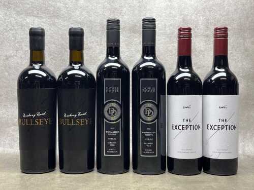 Mixed Shiraz, six bottles
