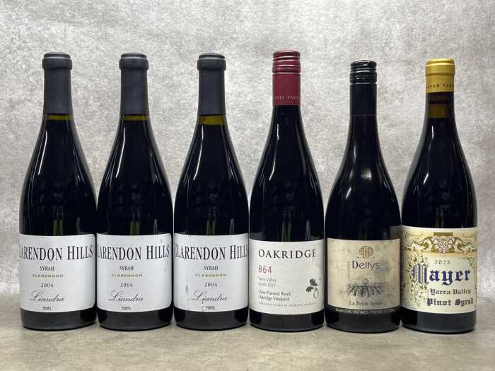 Mixed Syrah, six bottles