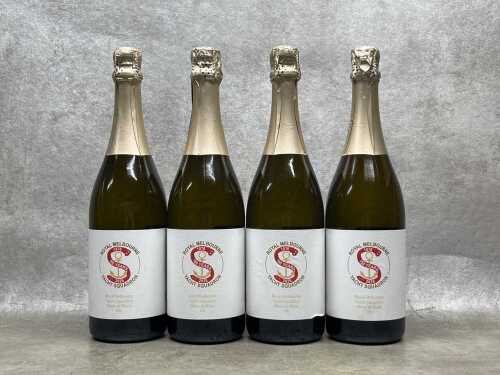 Grampians Estate Blanc de Blanc, sparkling wine, four bottles