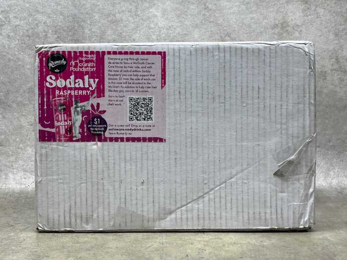 Remedy Sodaly Raspberry, soft drink, 12 cans