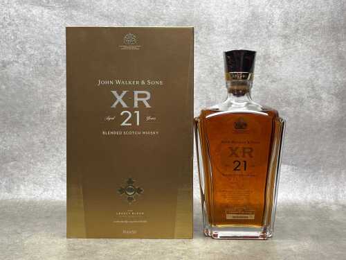 John Walker & Sons XR, blended scotch whisky, 21 years, one bottle