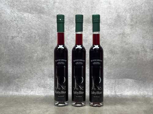 RubyBlue Blackcurrant, liqueur, 17%, three bottles