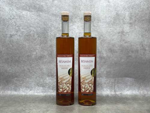 Sukkah Hill Spirits Besamim, liqueur, two bottles