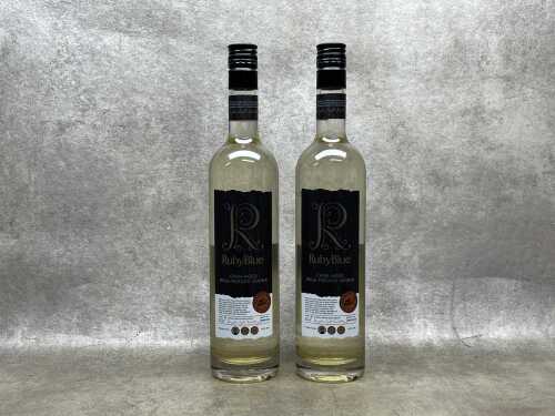 RubyBlue Vodka, cask-aged, two bottles