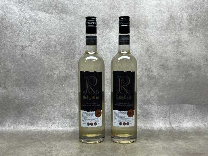 RubyBlue Vodka, cask-aged, two bottles