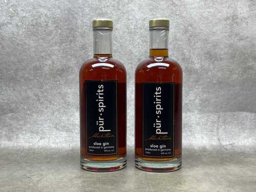 Pur Spirits Blackthorn, Sloe Gin, 2 bottles