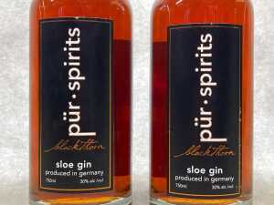 Pur Spirits Blackthorn, Sloe Gin, 2 bottles - 2