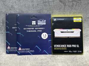 Corsair Vengeance RGB Pro SL DDR4 & two Thermal pads