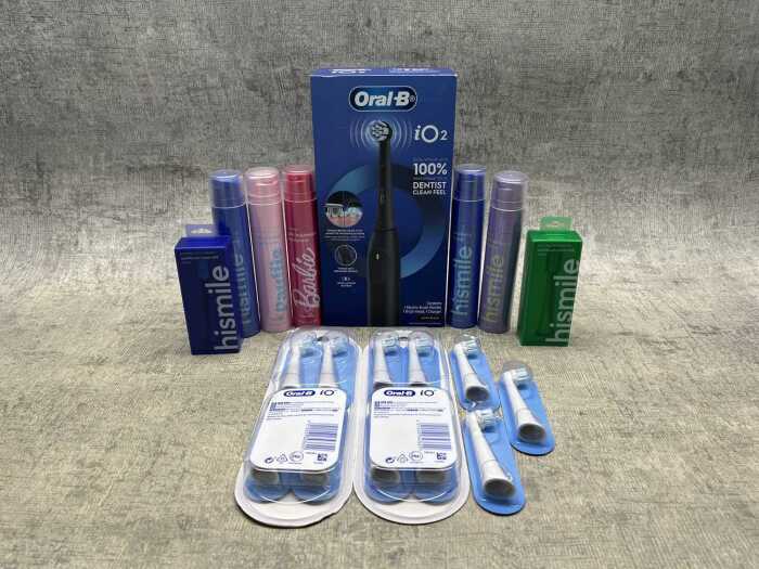 Group of oral hygiene products