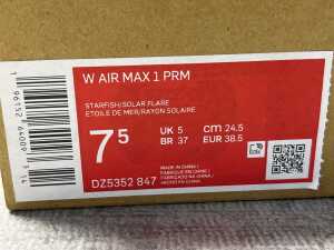 Nike Air Max 1 PRM Somos Familia size US 7.5 Women's - 5