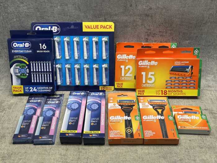 Group of Men's hygiene products