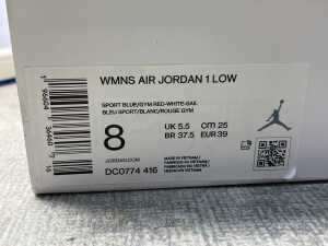 Nike Air Jordan 1 Low size US 8 Women's - 5