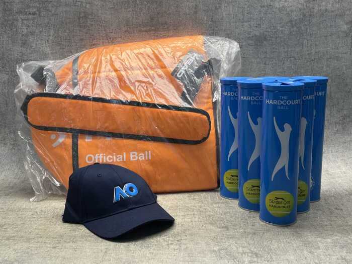 Group of tennis products