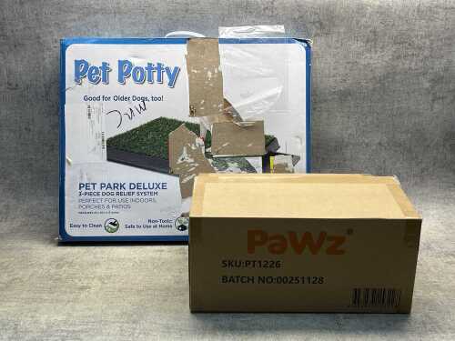 Pawz grooming kit & Pet Potty