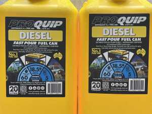 Two Proquip diesel pour cans - 2