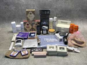 Group of beauty products