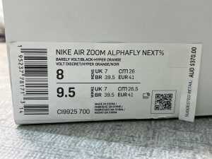 Nike Air Zoom Alphafly Next% size US 8 Men's - 5