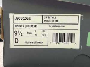 New Balance 9060 size US 9.5 - 5
