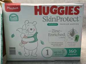 Group of Huggies nappies - 2
