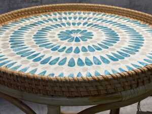 Set of 3 Whitsunday Boho side tables - 4