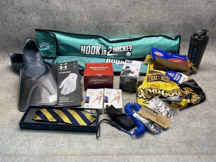 Group of sporting equipment