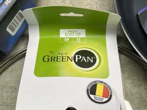 Two fry pans and a lid - 4