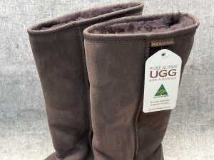Pure Aussie Ugg boots & two Fibre wool chair cushions - 2