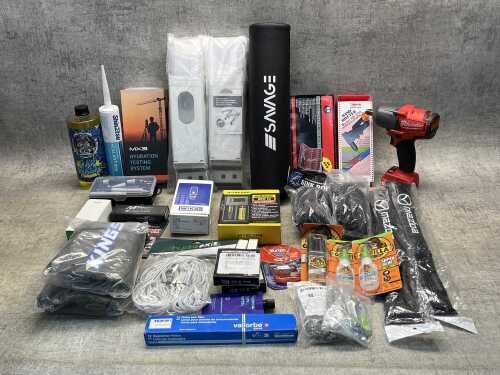 Group of garage products