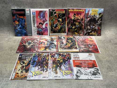 Group of Marvel books