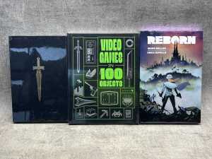 Group of graphic books