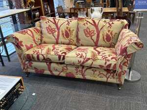 Duresta upholstered two-seater sofa