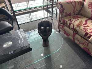 Resin male figure sculpture - 2