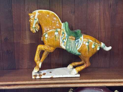 Tang-style ceramic horse figure