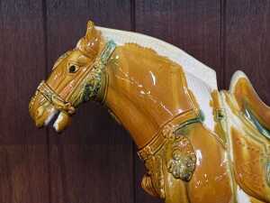 Tang-style ceramic glazed horse - 2