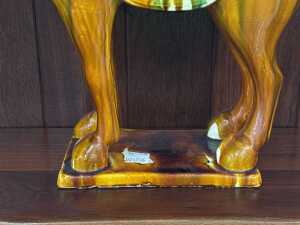 Tang-style ceramic glazed horse - 4