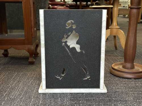 Johnny Walker light box in marble